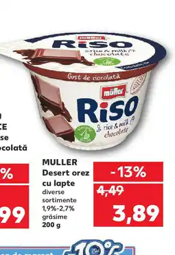 Kaufland MULLER Desert orez cu lapte Ofertă