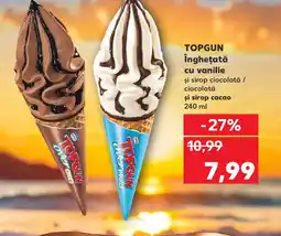 Kaufland TOPGUN Îngheţată cu vanilie Ofertă