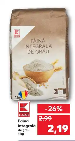 Kaufland Făină integrală Ofertă