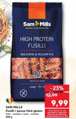 Kaufland SAM MILLS Fusilli / penne fără gluten Ofertă