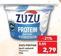 Kaufland ZUZU PROTEIN iaurt natural Ofertă