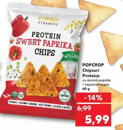Kaufland POPCROP Chipsuri Proteice Ofertă