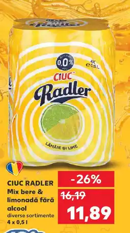 Kaufland CIUC RADLER Mix bere & limonadă fără Ofertă