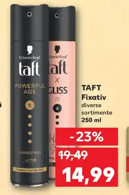 Kaufland TAFT Fixativ Ofertă