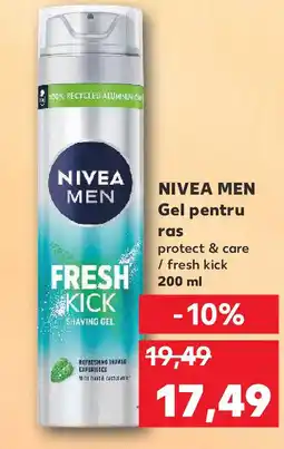 Kaufland NIVEA MEN Gel pentru ras Ofertă