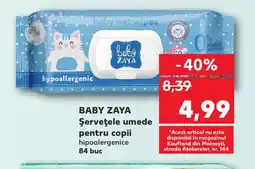Kaufland BABY ZAYA Şerveţele umede pentru copii Ofertă