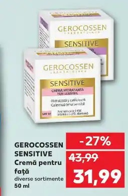 Kaufland GEROCOSSEN SENSITIVE Cremă pentru faţă Ofertă