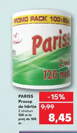 Kaufland PARISS Prosop de hârtie Ofertă