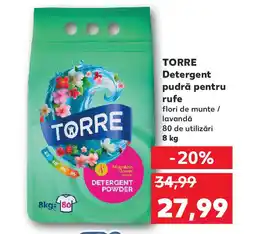 Kaufland TORRE Detergent pudră pentru rufe Ofertă