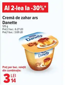 Carrefour Market DANETTE Cremă de zahar ars Ofertă