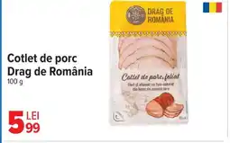 Carrefour Market Cotlet de porc Drag de România Ofertă