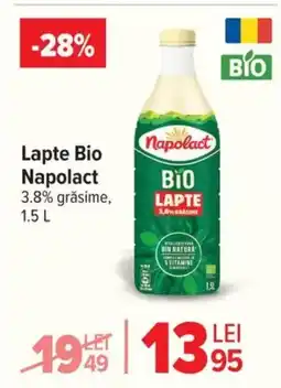 Carrefour Market NAPOLACT Lapte Bio Ofertă