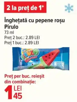 Carrefour Market PIRULO înghețată cu pepene roșu Ofertă