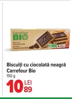 Carrefour Market CARREFOUR BIO Biscuiți cu ciocolată neagră Ofertă