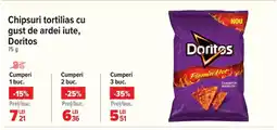 Carrefour Market DORITOS Chipsuri tortilias cu gust de ardei iute Ofertă