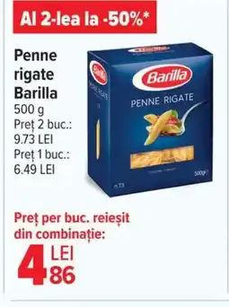 Carrefour Market BARILLA Penne rigate Ofertă