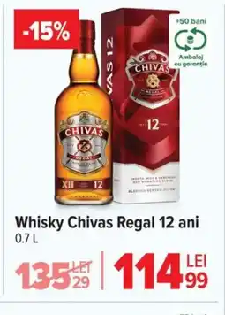 Carrefour Market Whisky Chivas Regal 12 ani Ofertă
