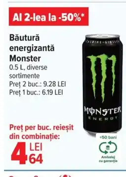 Carrefour Market MONSTER Băutură energizantă Ofertă