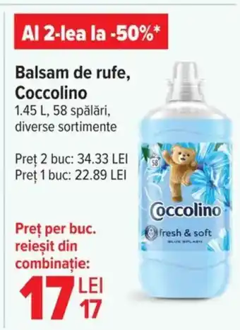 Carrefour Market COCCOLINO Balsam de rufe Ofertă