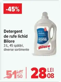 Carrefour Market BILORE Detergent de rufe lichid Ofertă