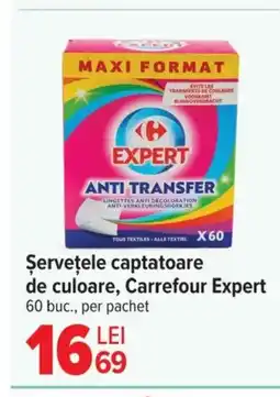 Carrefour Market Şerveţele captatoare de culoare Ofertă