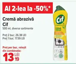 Carrefour Market CIF Cremă abrazivă Ofertă