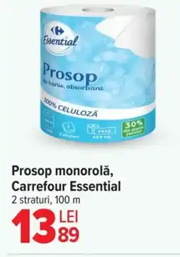 Carrefour Market CARREFOUR ESSENTIAL Prosop monorolă, Ofertă