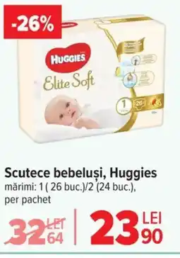 Carrefour Market HUGGIES Scutece bebeluşi Ofertă