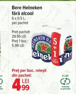 Carrefour Market Bere Heineken fără alcool Ofertă