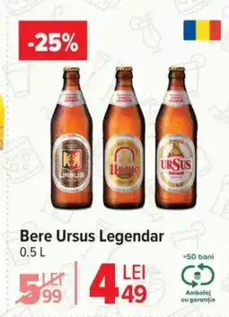 Carrefour Market URSUS LEGENDAR Bere Ofertă