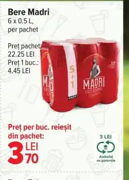 Carrefour Market MADRI Bere Tuborg Ofertă
