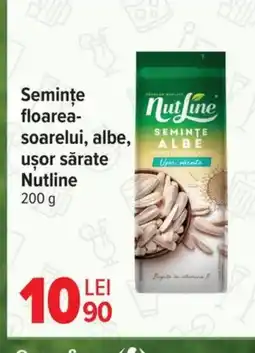 Carrefour Market NUTLINE Seminţe floarea- soarelui, albe, uşor sărate Ofertă