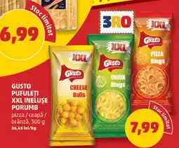 Penny Gusto pufuleți xxl ineluşe porumb Ofertă