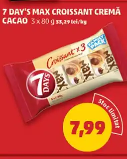 Penny 7 day's max croissant cremă cacao Ofertă