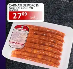 Unicarm Carnati de porc in mat de oaie refr caserola Ofertă