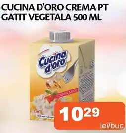 Unicarm Cucina d'oro crema pt gatit vegetala Ofertă