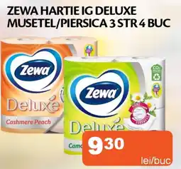 Unicarm Zewa hartie ig deluxe musetel/piersica Ofertă
