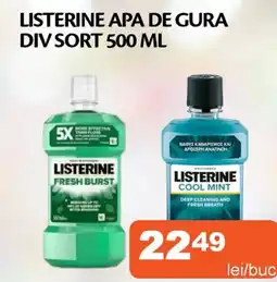 Unicarm Listerine apa de gura Ofertă
