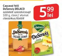 Supeco Cascaval felii Desenvis DELACO Ofertă
