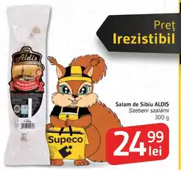 Supeco Salam de Sibiu ALDIS Ofertă