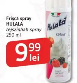 Supeco Frișcă spray HULALA Ofertă
