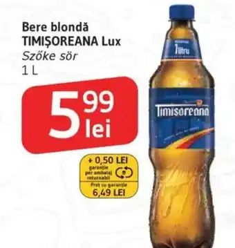 Supeco Bere blondǎ TIMIŞOREANA Ofertă