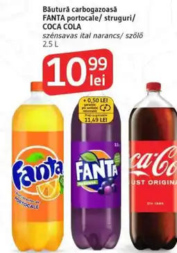 Supeco Băutură carbogazoasă FANTA portocale/struguri/ COCA COLA Ofertă
