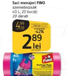 Supeco Saci menajeri FINO Ofertă