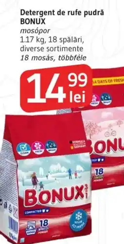 Supeco Detergent de rufe pudră BONUX Ofertă