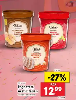 Lidl GELATELLI Îngheţată în stil italian Ofertă