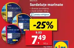 Lidl NAUTICA Sardeluţe marinate Ofertă