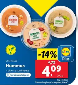 Lidl CHEF SELECT Hummus Ofertă