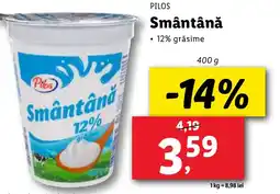 Lidl PILOS Smântână Ofertă