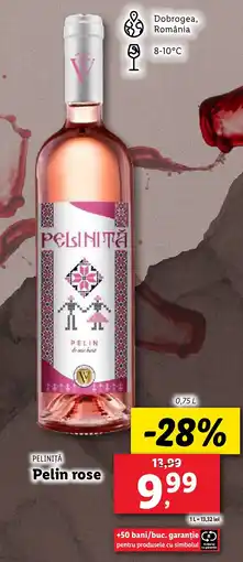 Lidl PELINIȚĂ Pelin rose Ofertă